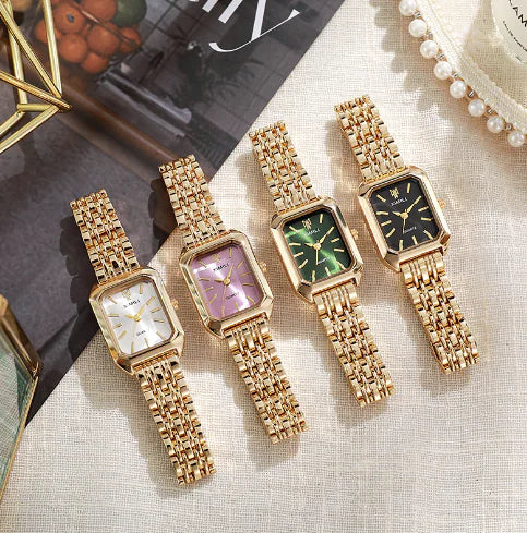 Wolff Women's Square Steel Bracelet Watch (One Piece)