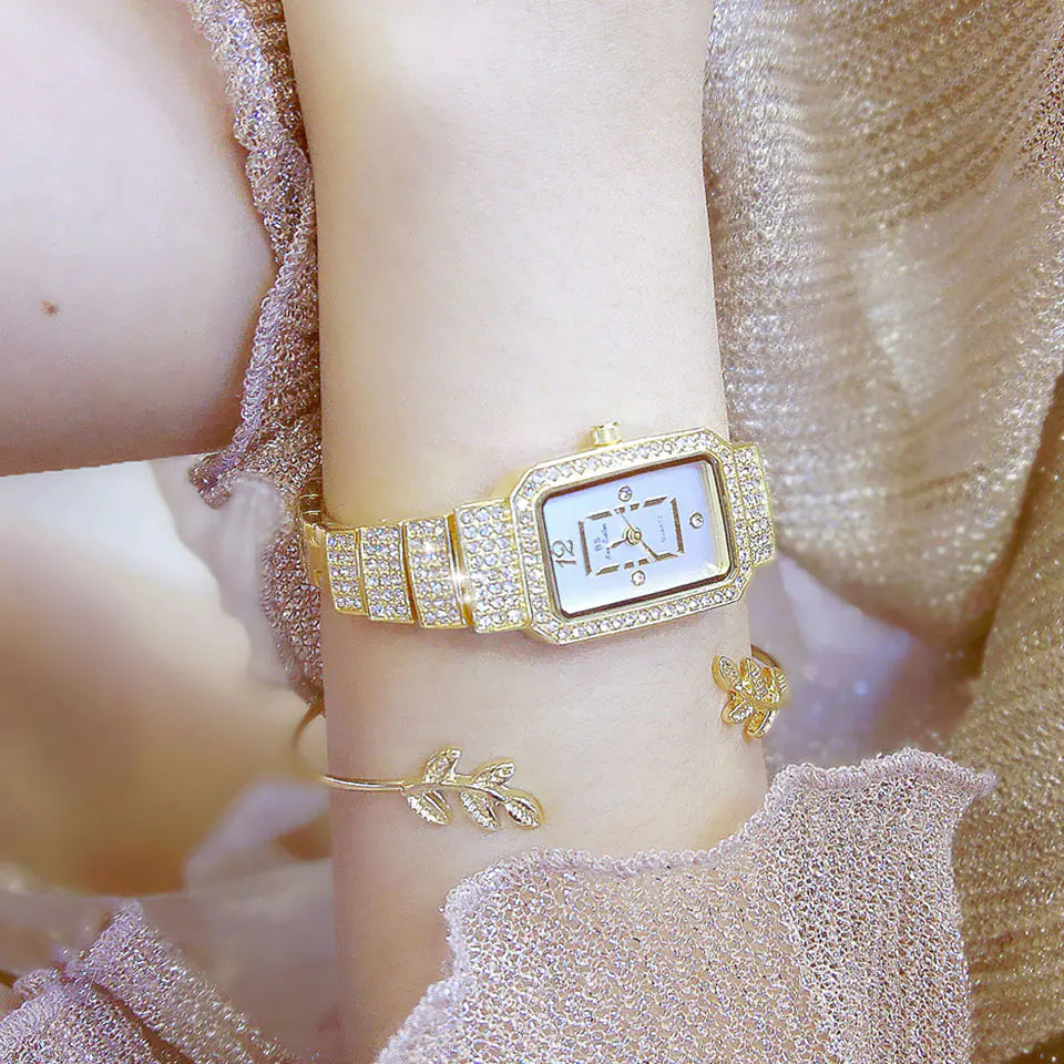 Custom Luxury Diamond Women's Watch - Quartz Style FA1138