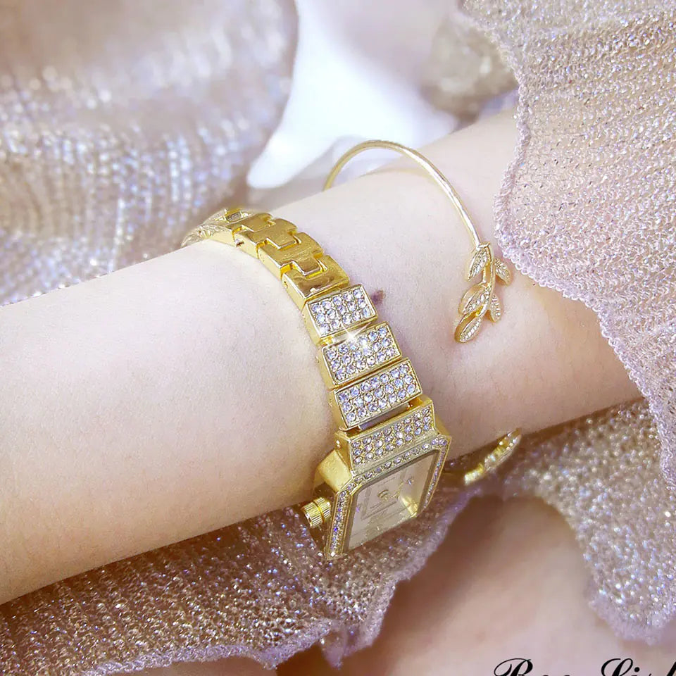 Custom Luxury Diamond Women's Watch - Quartz Style FA1138