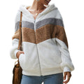 Autumn Winter Oversized Hooded Fleece Jacket