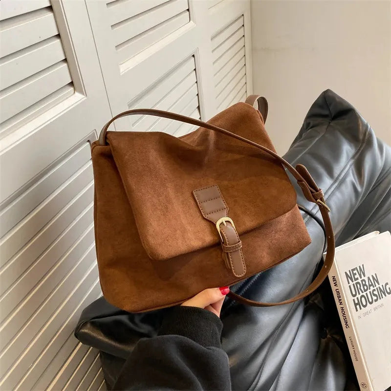 Vintage Nubuck Commuter Bag