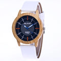 Men's Leather and Wood Watch with Meaningful Design