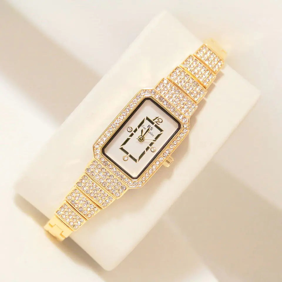 Custom Luxury Diamond Women's Watch - Quartz Style FA1138