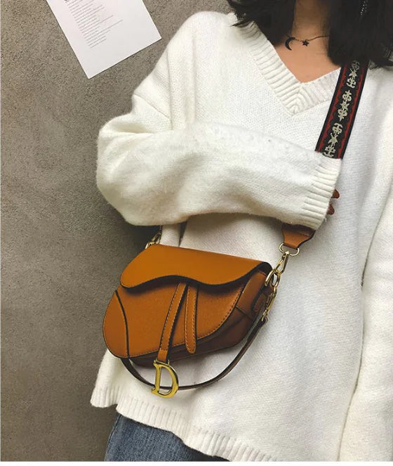Saddle Bag, Shoulder Crossbody Tote Handbag